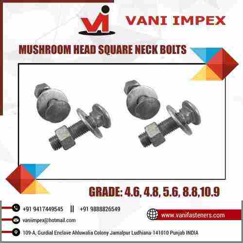 Mushroom Head Square Neck Bolts And Carriage Bolts