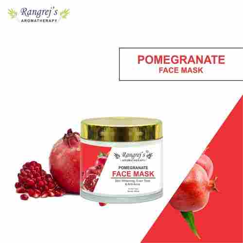 Rangrej's Aromatherapy Pomegranate Face Mask for Glowing & Brightening Skin Natural Skin Care Product for Men and Women (100ml)