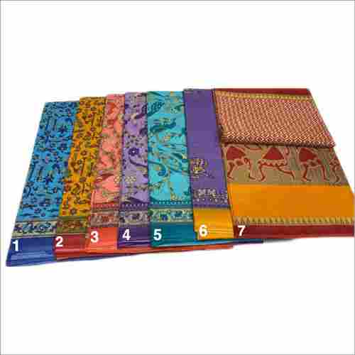 Ladies Cotton Chapa Saree