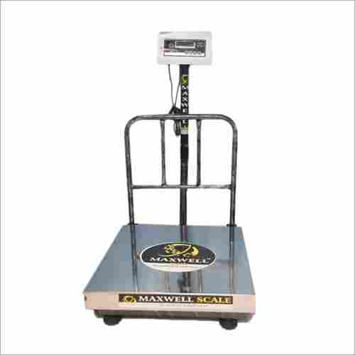 300 KG SS Electronic Platform Weighing Scale Folding Grill