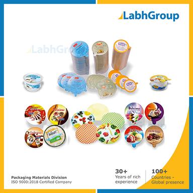 Printed Paper Lids For Ice Cream Cup & Cone