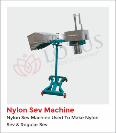 Nylone Sev Machine Capacity: 40-50 Kg Kg/Hr