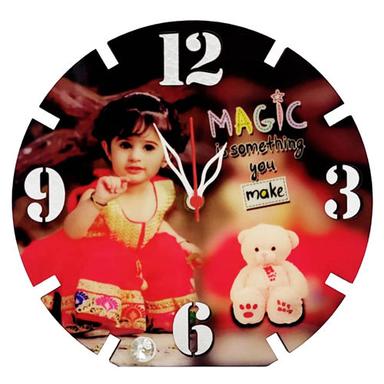 Sublimation MDF Clock Picture Frame