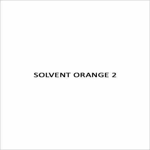 Solvent Orange 2 Solvents Dyes