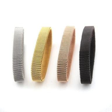 All Stainless Steel Elastic Mesh Bracelet