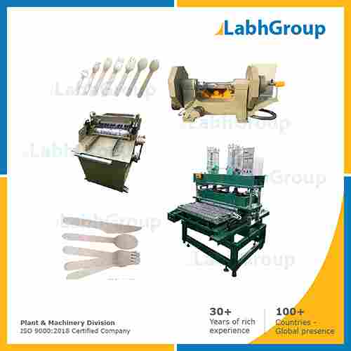 Wooden disposable bowls & plates making machine