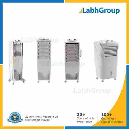 Plastic evaporative air coolers