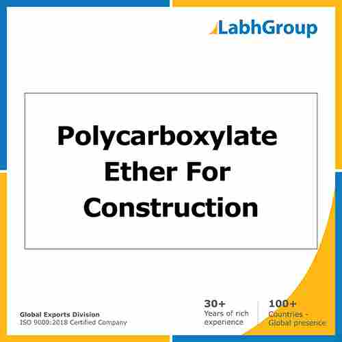 Polycarboxylate ether for construction