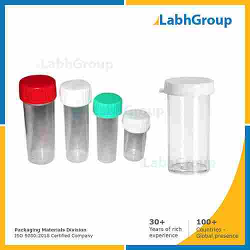 Plastic Vials For Pharmaceutical Medicine Packaging