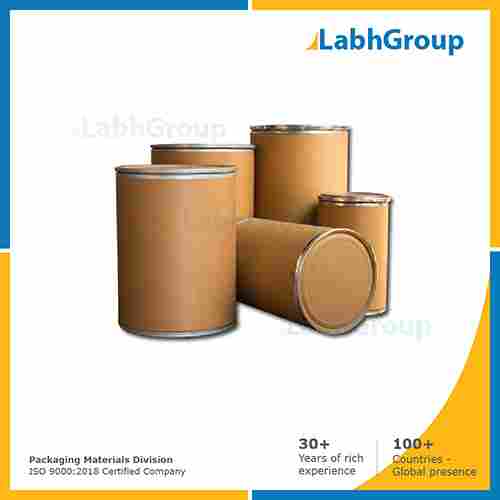 Fiber drums with liner for bulk drug packaging