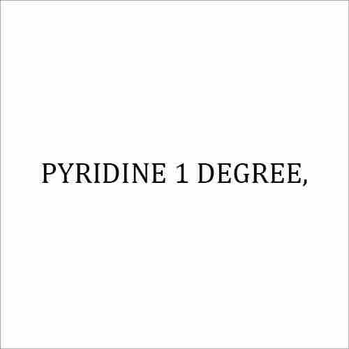 Pyridine 1 Degree