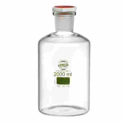 Reagent Bottle Narrow Mouth Clear Glass 2000 Ml