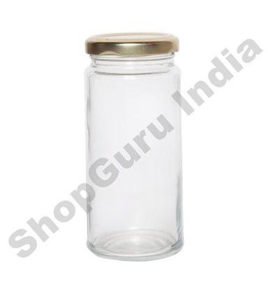 Transparent 250 Ml Bamboo Jar Glass