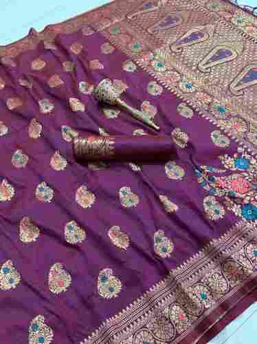 New arrivals in pure lichi soft silk Party Wear saree