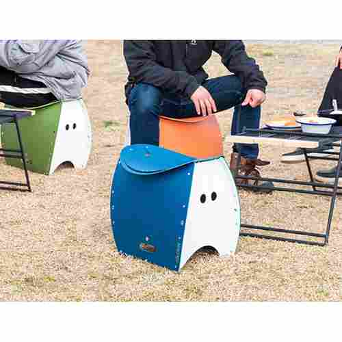 Origami Style Foldable Stool Cum Garbage Can