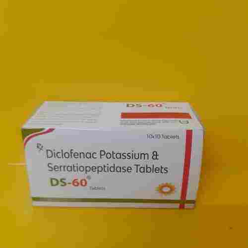 Diclofenac potassium serratipeptidase