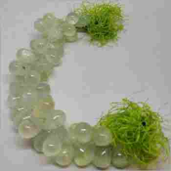 Natural Prehnite Pearl Beads