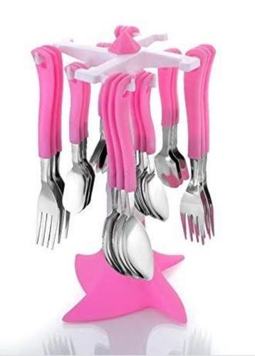 Multi Color Cutlery Set (Swastik)