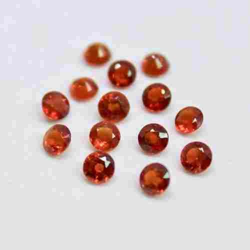3mm Orange Kyanite Faceted Round Loose Gemstones