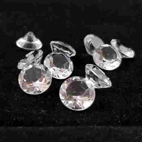 11mm Crystal Quartz Faceted Round Loose Gemstones