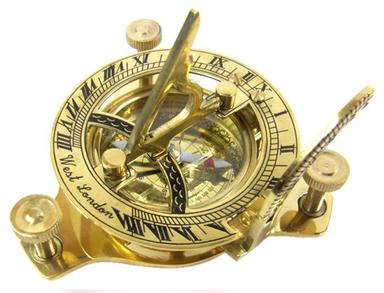As Shown In Picture Nautical Vintage 3 Inch Sundial Compass