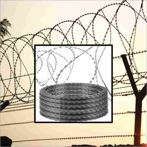 Concertina Coil And Barbed Wire