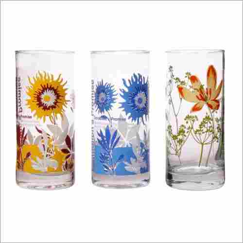 Printed Fancy Glass Tumblers