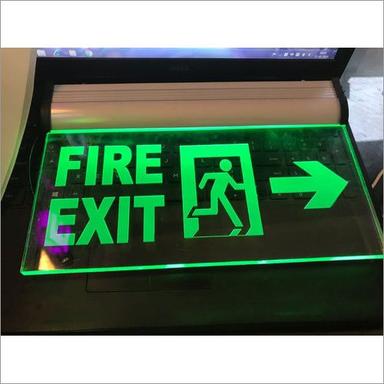 Green Fire Safety Signage