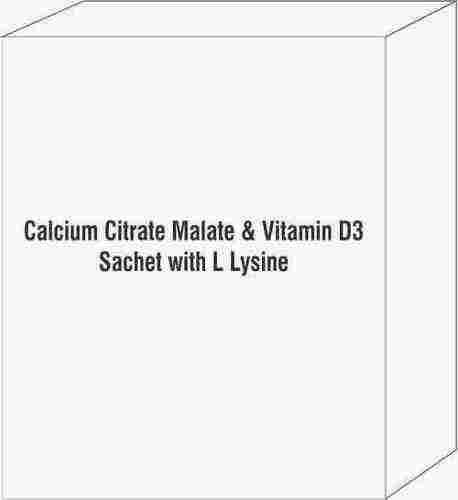 Calcium Citrate Malate & Vitamin D3 Sachet With L Lysine