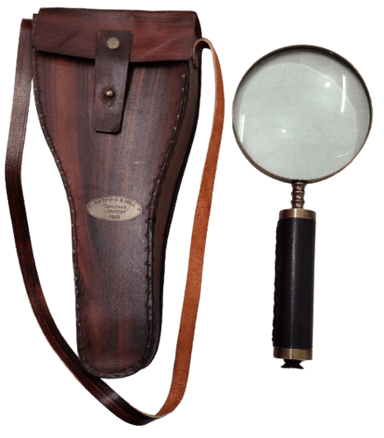 Brown Glass Magnifier