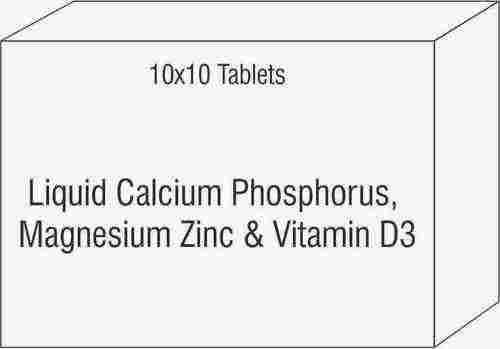 Liquid Calcium Phosphorus Magnesium Zinc & Vitamin D3