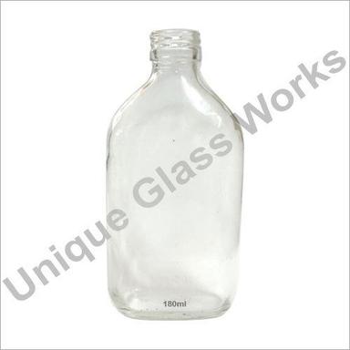 Transparent 180 Ml Glass Bottle