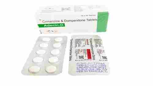 Cinnarizine 20 mg & Domperidone 10 mg TAB