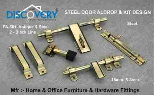 Steel & Antique Door Kit & Aldrop