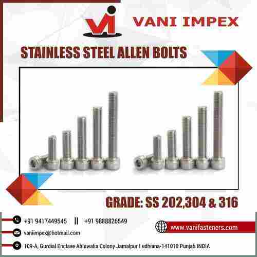 Stainless Steel Allen Bolt