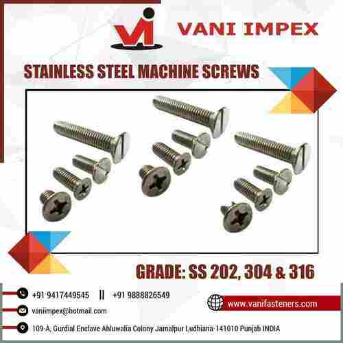 Stainless Steel Machine Screws