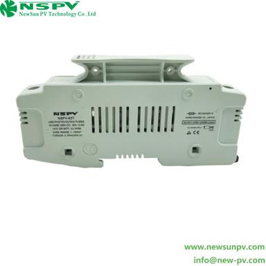 White 1500Vdc Solar Fuse Holder With High Breaking Capacity Convenient Operation