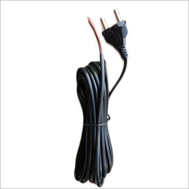 Black 6 Amp 2 Pin 2 Core Round Lead Wire
