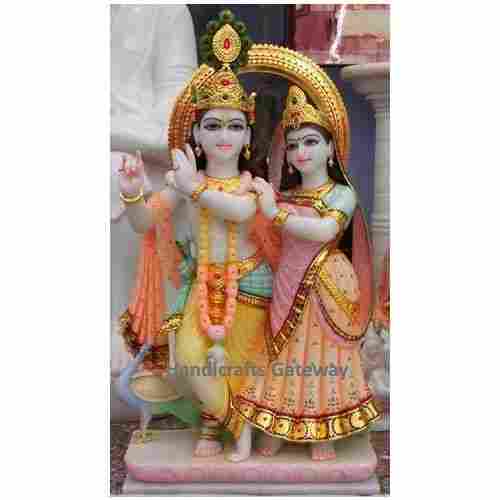 Handicrafts Gateway Arts Marble Radha Krishna Idols