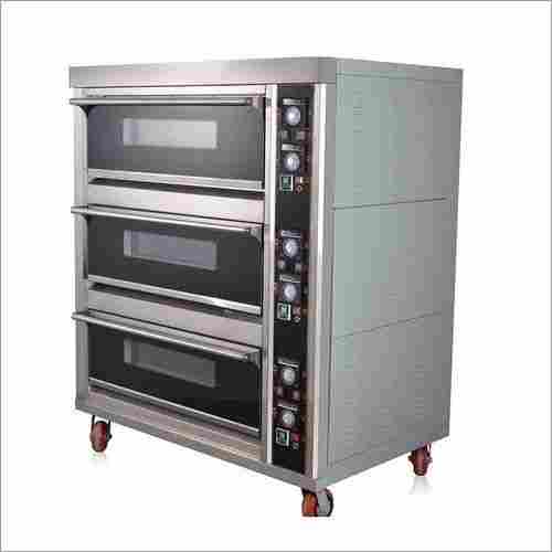 Stainless Steel Three Deck Bakery Oven