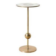 Accent Table ( iron marble )