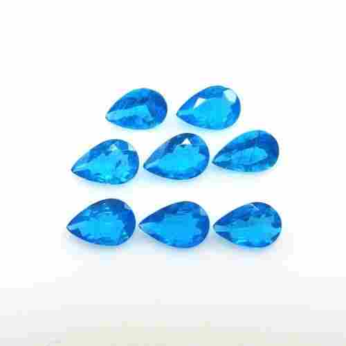 3x5mm Neon Apatite Faceted Pear Loose Gemstones