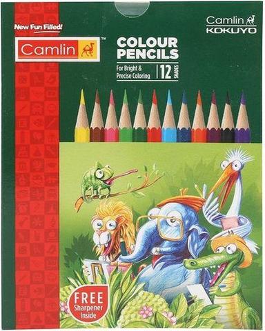 Camlin Colour Pencils 12 Shades