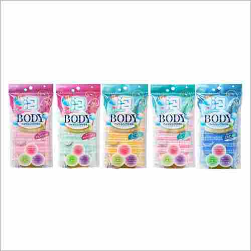 Nylon 100% Bath Body Wash Scrubber Bubby Bubble Towel Made in Japan