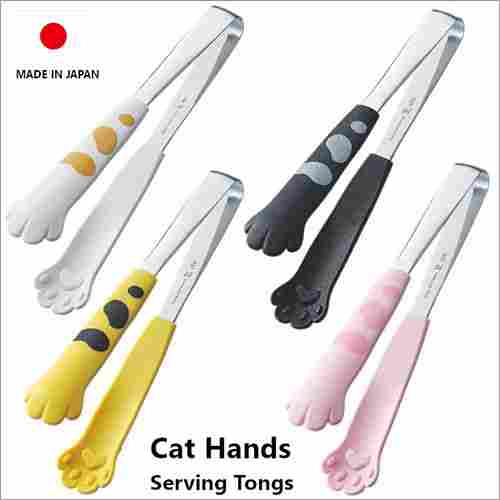 Cat Hand Tong Cooking Tools Kitchen Gadgets Household Serving Utensils Made in Japan