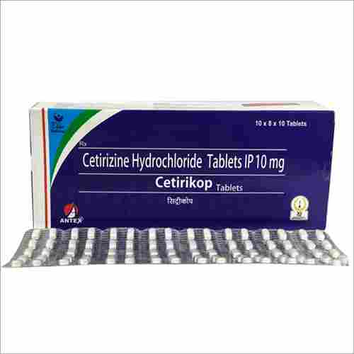 10mg Cetirizine Hydrochloride Tablets