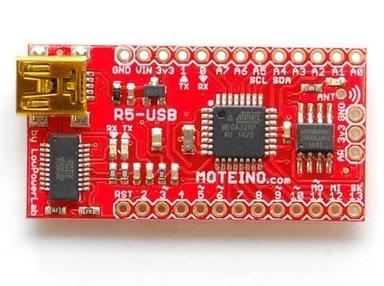 Red Flash Microcontroller