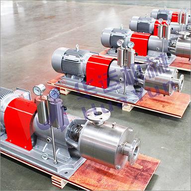 Automatic Inline Three Stage Homogenizer And High Shear Mixer Emulsifying Pump