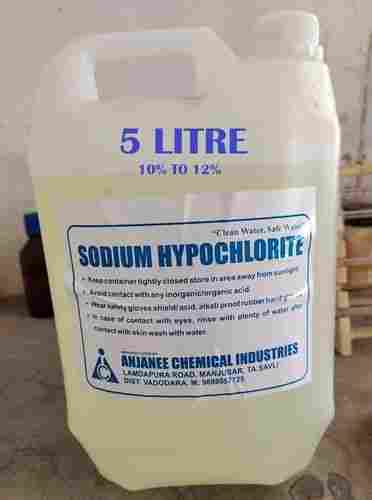 (10% To 12%) 5 Litre Sodium Hypochlorite Solution
