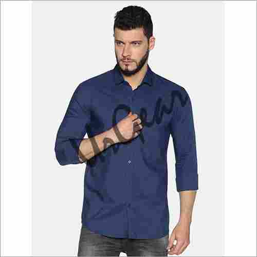 UrGear Mens Slim Fit Cotton Solid Shirt